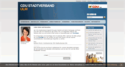 Desktop Screenshot of cdu-ulm.de